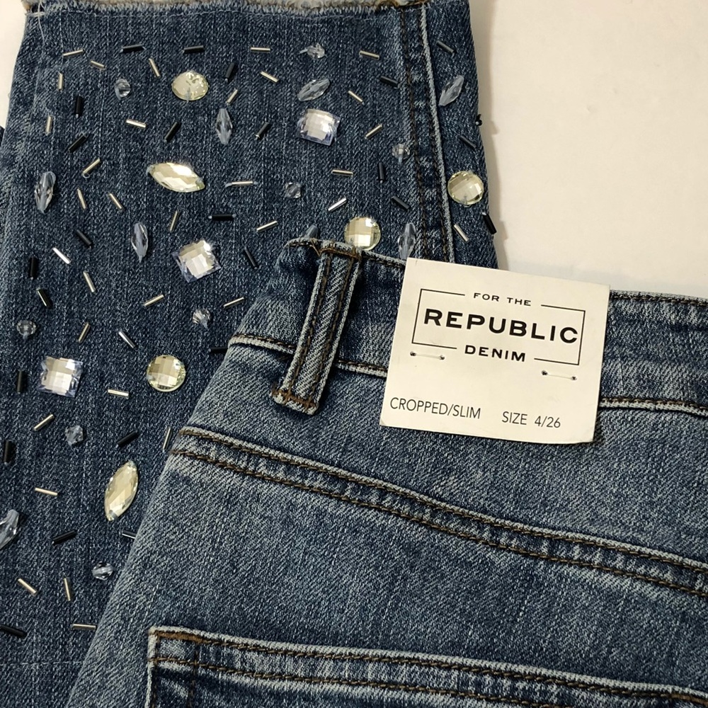 For The Republic Cropped Skinny Jean